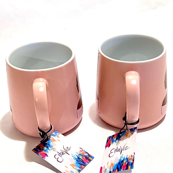 EttaVee African American Woman Ceramic Mug Pink 20oz - Picture 3 of 10